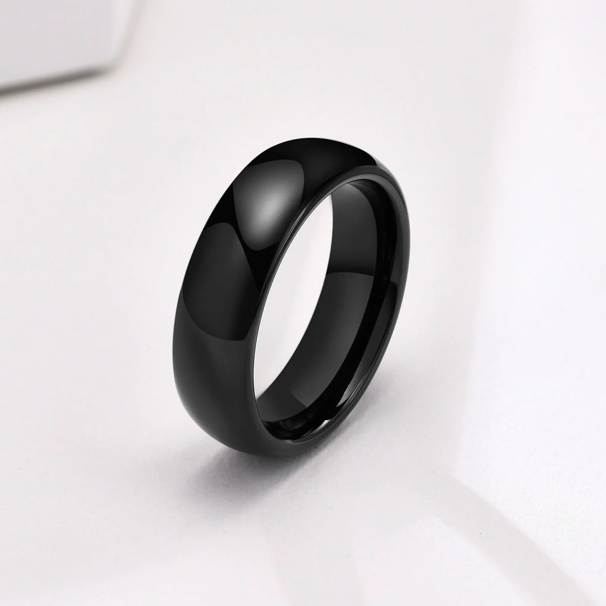 Anti Scratch Tungsten Wedding Rings for Women Men Simple Classic Wedding Bands for Couples Basic Jewelry  (GoldenCity)