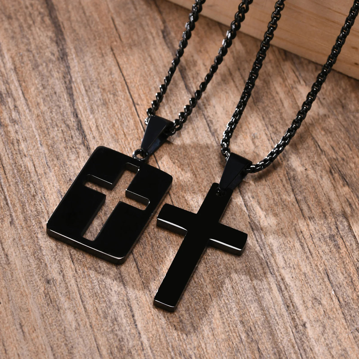 Minimalist Cross Necklaces Faith Pendant,Simple Stainless Steel Christian Prayer Religious Women Men Jewelry,Car Pendant  (GoldenCity)