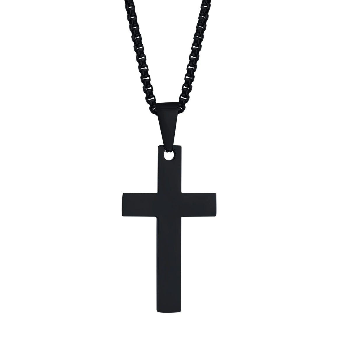 Minimalist Cross Necklaces Faith Pendant,Simple Stainless Steel Christian Prayer Religious Women Men Jewelry,Car Pendant  (GoldenCity)