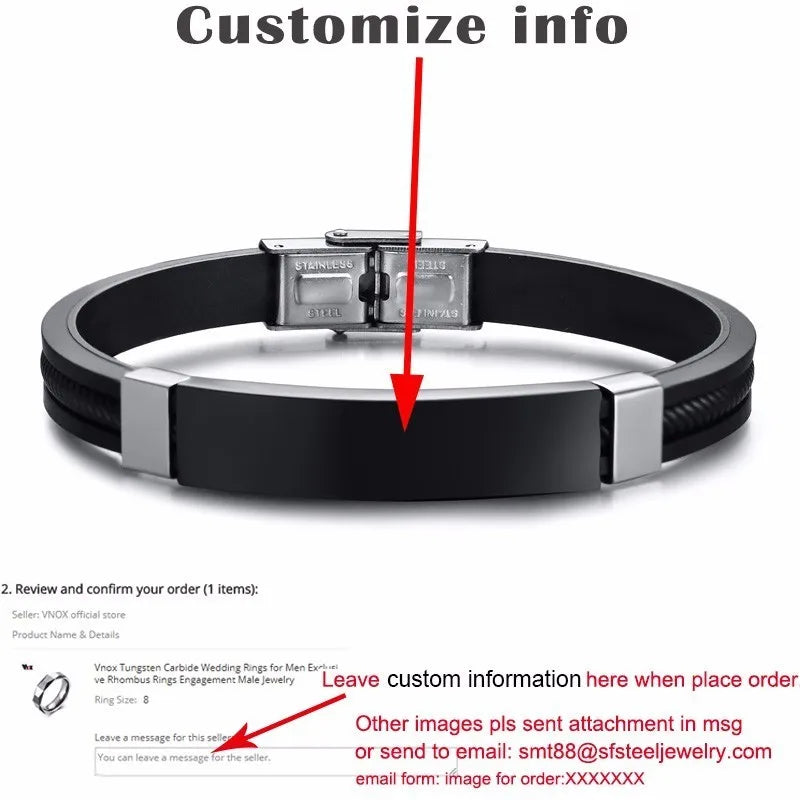 Cross Bible Verse Quotes Bracelets for Men Soft Silicone Bangle Comfort Wear Male Jesus Christ Faith Prayer Pulseira  (GoldenCity)