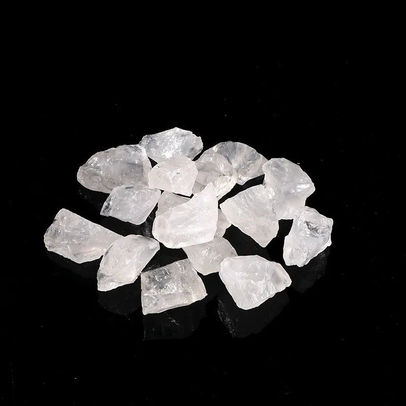 Natural White Quartz Crystal Bulk Rough Gemstones Healing Crystals  (GoldenCity)