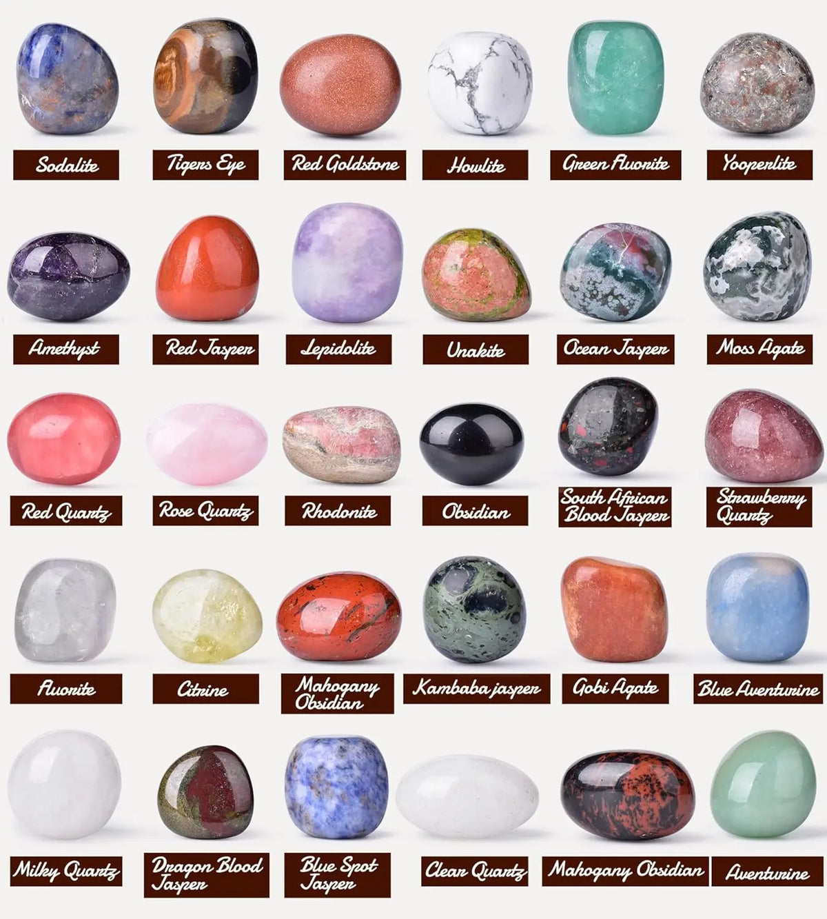50/100/200/500g Crystals Bulk Polished Rocks Stones Healing Crystals Stones for Healing Meditation Spiritual 2-3cm  (GoldenCity)