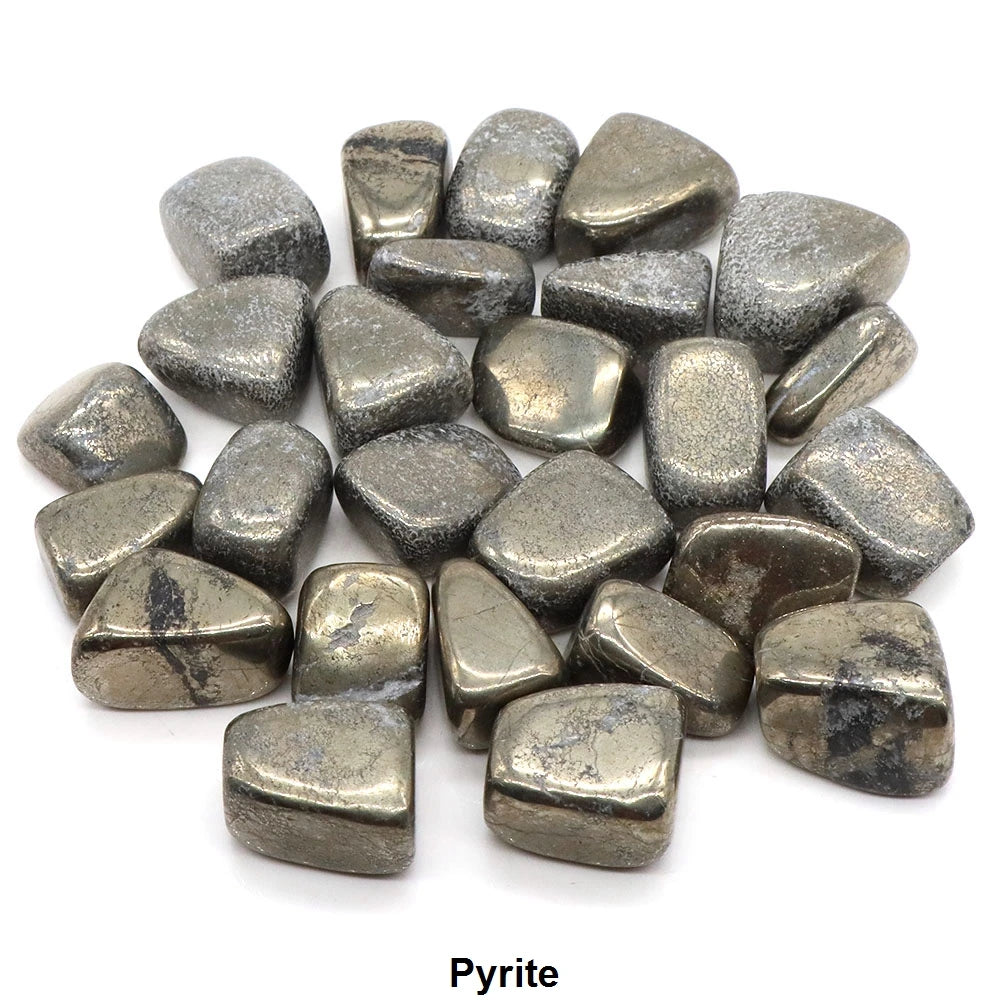 Natural Tumbled Stones Reiki Healing Crystal Quartz Bulk Ore Gravel Energy Mineral Specimen Aquarium Home Decor Gems Pendant DIY  (GoldenCity)