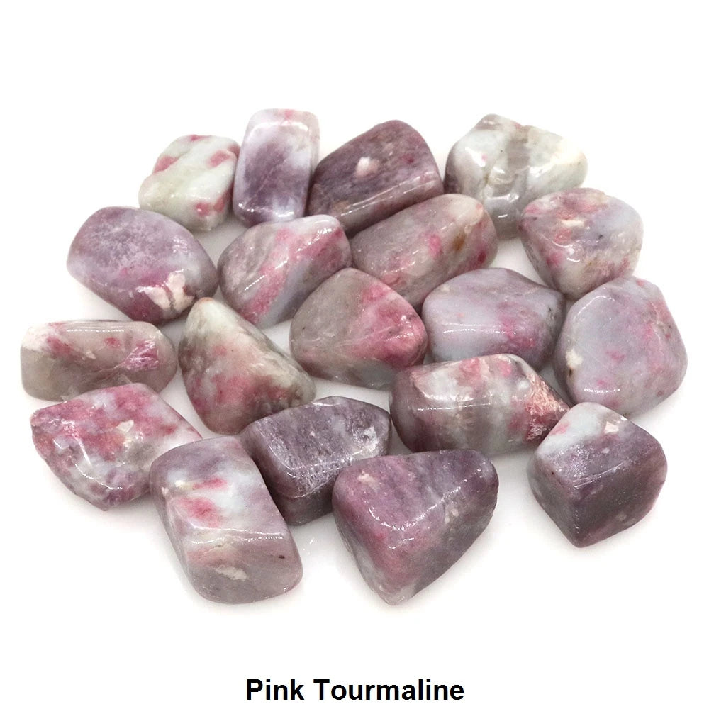 Natural Tumbled Stones Reiki Healing Crystal Quartz Bulk Ore Gravel Energy Mineral Specimen Aquarium Home Decor Gems Pendant DIY  (GoldenCity)