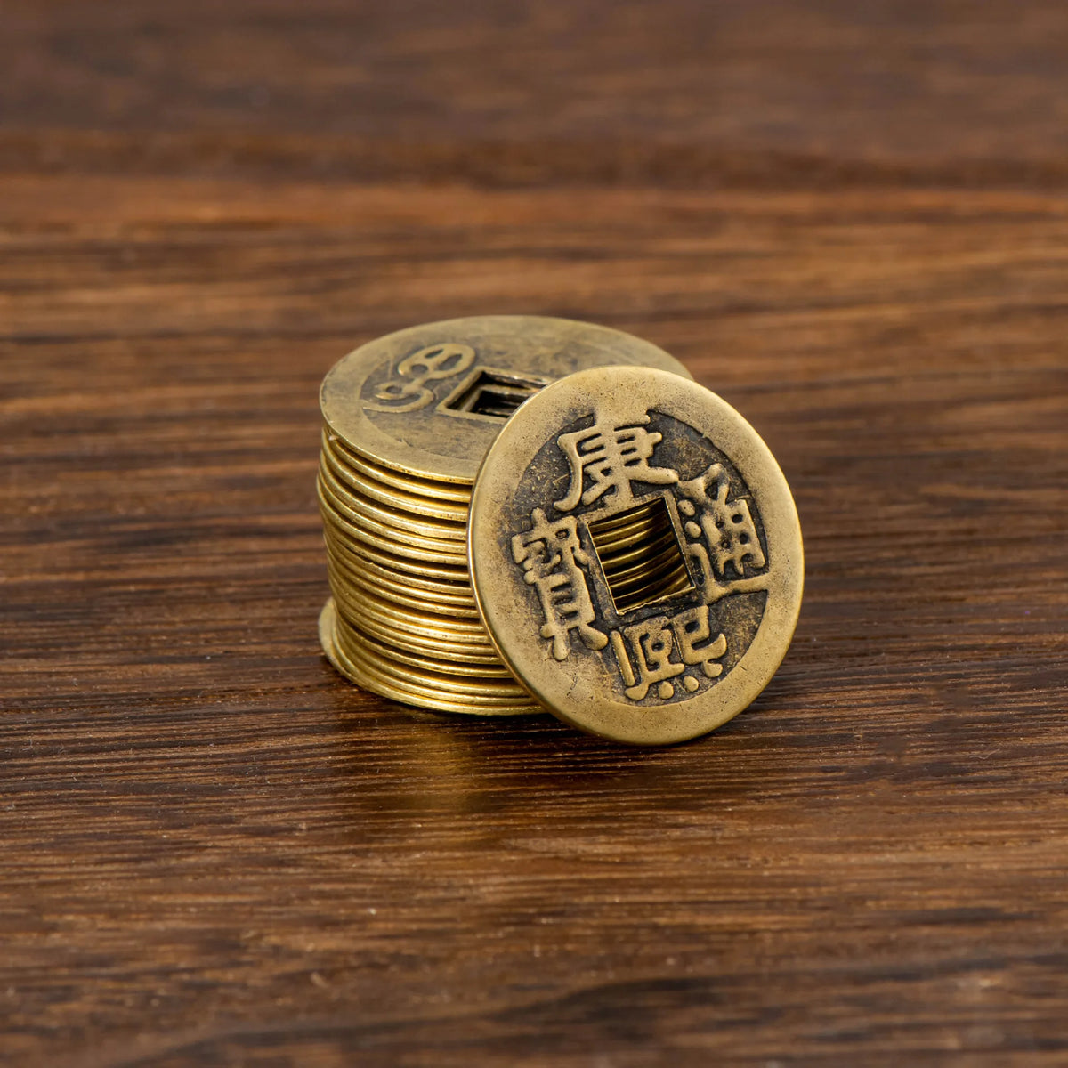 150Pcs Chinese Copper Coins Craft Money Blessing Ancient Antique I Ching Retro Collectible Curio Souvenir Feng Shui Lucky Gift  (GoldenCity)