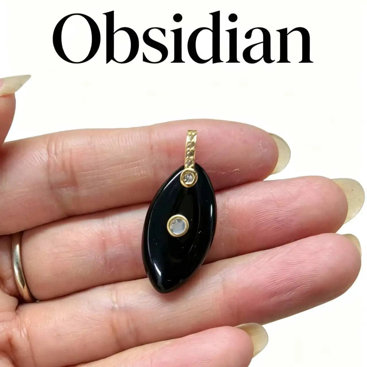 1pc Natural Stone Pendant Amethyst Tiger Eye Oval Water Drop Inlaid Zircon Charms Pendant DIY Necklace Bracelet Accessories  (GoldenCity)