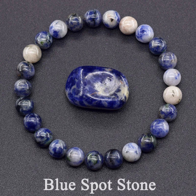 Amethyst Bracelet Made of Real Natural Crystal Beads Body-Purifying Geniune Amethyst Natural Stone Bracelets for Women Pulsera  (GoldenCity)
