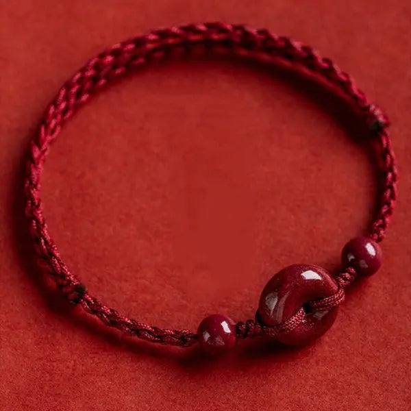 Fashion Simple Lucky Knot Red Rope Bracelets for Women Men Handmade String Adjustable Bracelet Friendship Amulet Jewelry Gift  (GoldenCity)