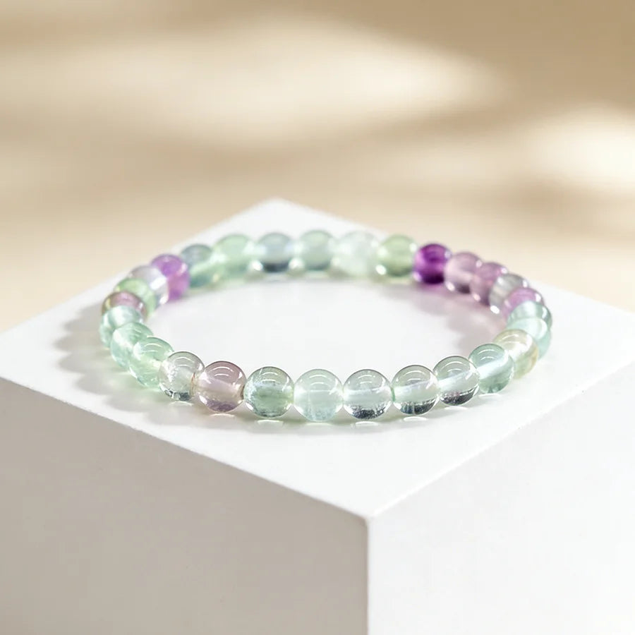 6mm Tea Waterlemon Stone Bead Bracelet Women Men Yoga Meditation Wristband Jewelry Gift for Girlfriend Girl Mother 1 Dollar Item  (GoldenCity)
