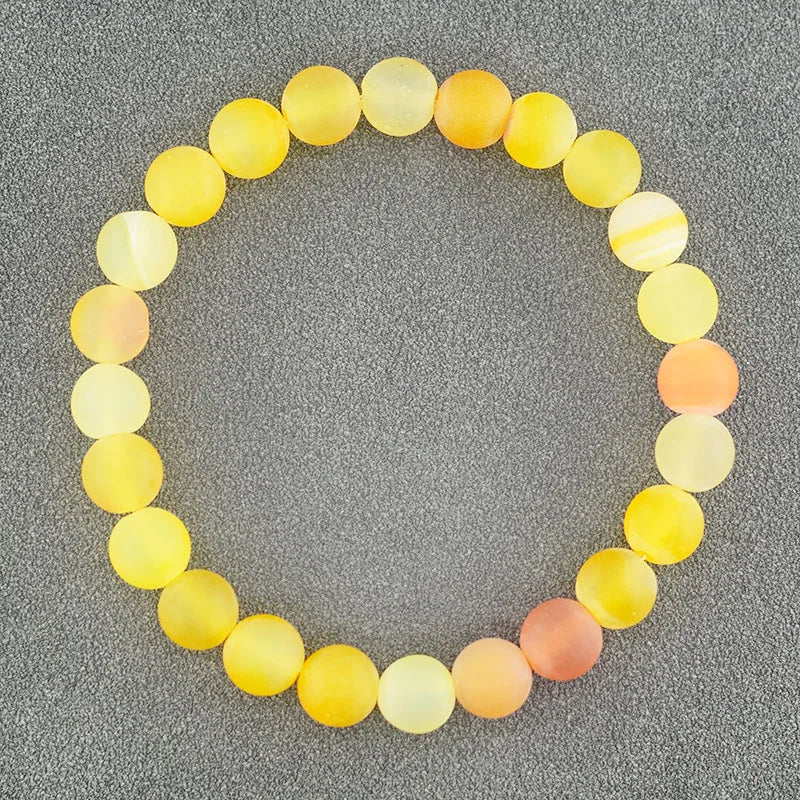 Handmade Real Natural Stone African Stone Beads Bracelet Men Yoga Mala Jewelry Green Moss Agates Beaded Bracelet Gift Wholesale  (GoldenCity)