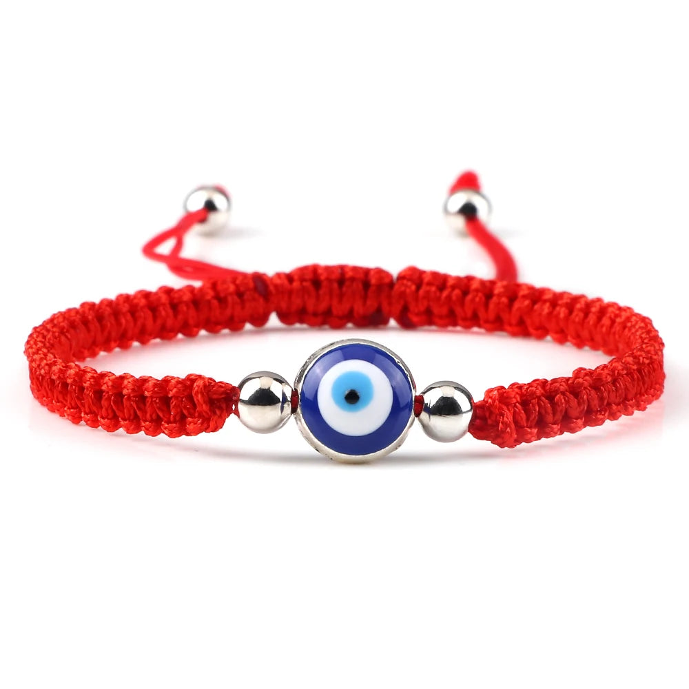 New Red Nylon Thread Evil Eye Braided Bracelet Women Men Vintage Butterfly Elephant Couple Bracelet Chain Jewelry Gift Wholesale  (GoldenCity)