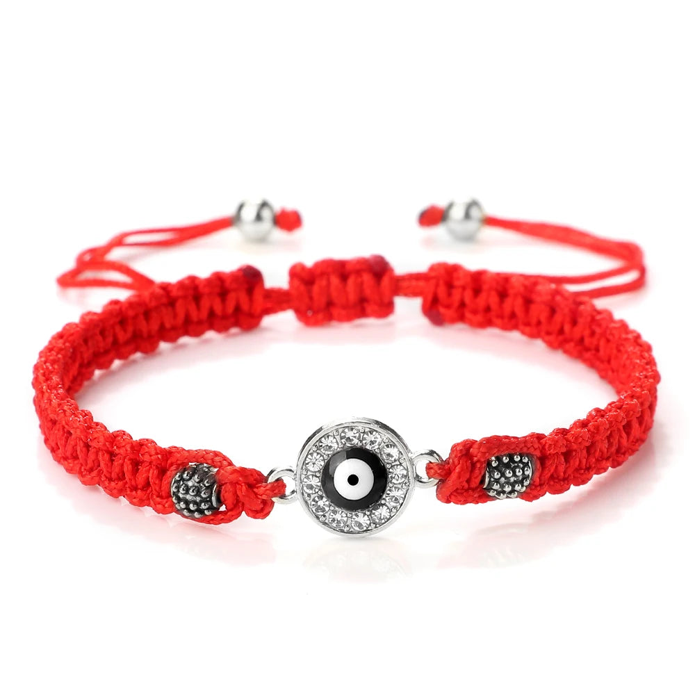New Red Nylon Thread Evil Eye Braided Bracelet Women Men Vintage Butterfly Elephant Couple Bracelet Chain Jewelry Gift Wholesale  (GoldenCity)
