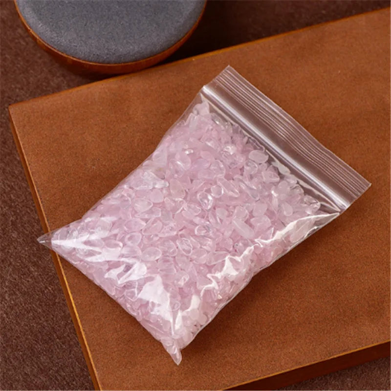 Natural Stones Gravel Crystals Chip Quartz Ore Minerals Reiki Healing Tumbled Agates Specimen Home Aquarium Fish Tank Decoration  (GoldenCity)