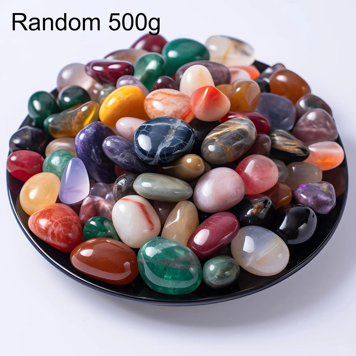 50/100/200/500g Crystals Bulk Polished Rocks Stones Healing Crystals Stones for Healing Meditation Spiritual 2-3cm  (GoldenCity)