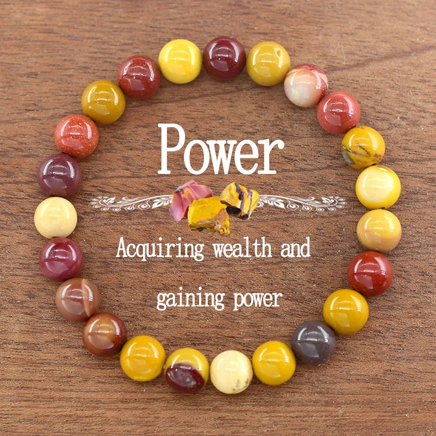 Natural Stone Real Red Jasper Prayer Bead Bracelet Women Men Rosary Stretch Elastic Bracelets Inspire Positive Emotion Jewelry  (GoldenCity)