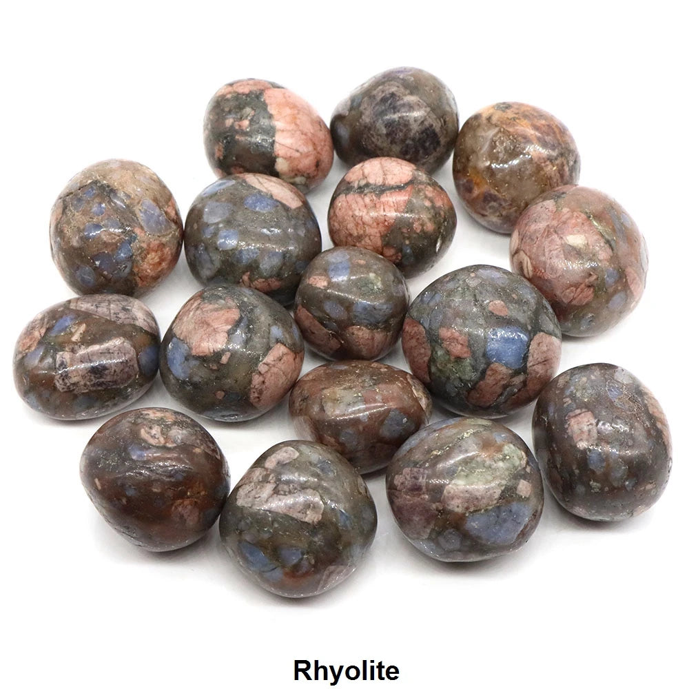 Natural Tumbled Stones Reiki Healing Crystal Quartz Bulk Ore Gravel Energy Mineral Specimen Aquarium Home Decor Gems Pendant DIY  (GoldenCity)