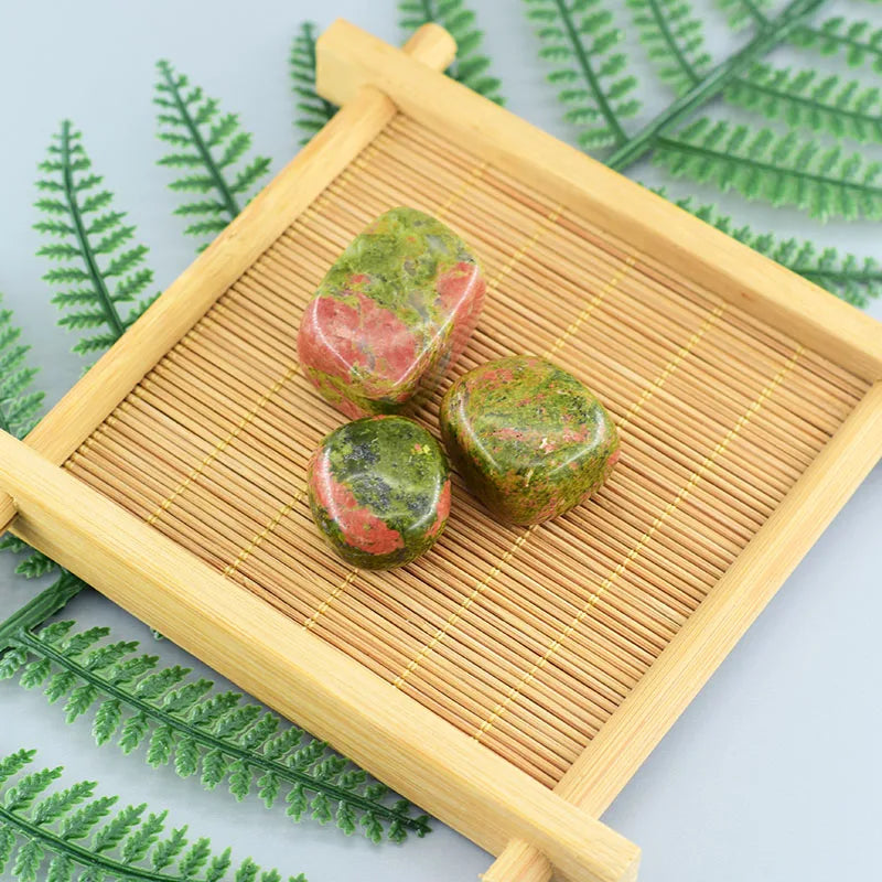 Natural Unakite Jasper Stone Real Crystal Quartz Bead Bracelet for Women Men Round Shape Pulsera Wristband Jewelry Birthday Gift  (GoldenCity)