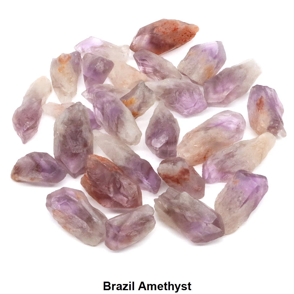 Natural Tumbled Stones Reiki Healing Crystal Quartz Bulk Ore Gravel Energy Mineral Specimen Aquarium Home Decor Gems Pendant DIY  (GoldenCity)