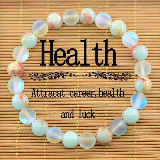 8mm Natural Shoushan Stone Health Bracelet, Bringing Health and Longevity, Fashionable Beaded Bracelet for Men and Women Pulsera  (GoldenCity)