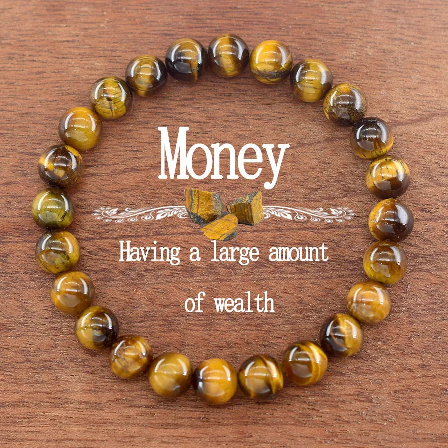 Natural Stone Real Red Jasper Prayer Bead Bracelet Women Men Rosary Stretch Elastic Bracelets Inspire Positive Emotion Jewelry  (GoldenCity)