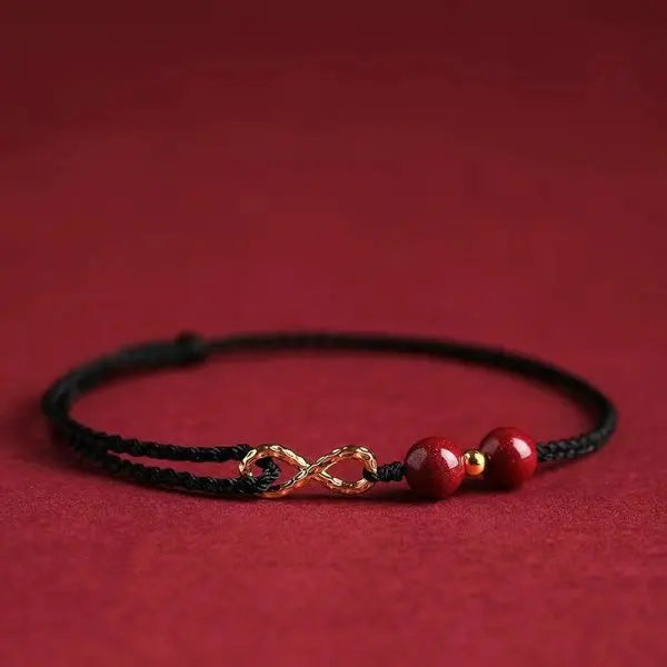 Fashion Simple Lucky Knot Red Rope Bracelets for Women Men Handmade String Adjustable Bracelet Friendship Amulet Jewelry Gift  (GoldenCity)