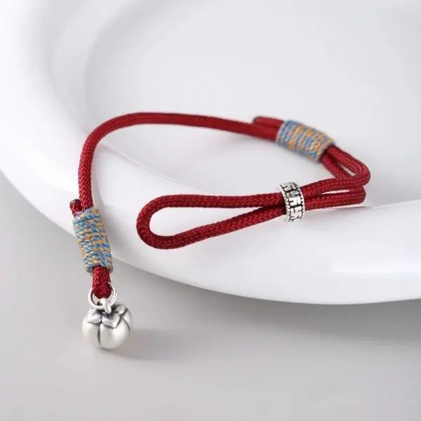 Fashion Simple Lucky Knot Red Rope Bracelets for Women Men Handmade String Adjustable Bracelet Friendship Amulet Jewelry Gift  (GoldenCity)