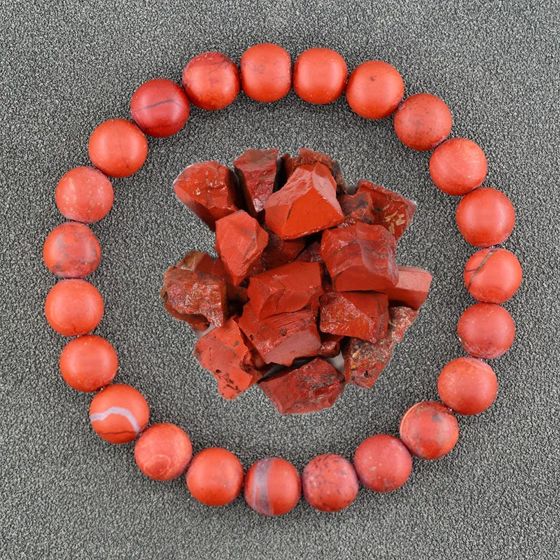 Handmade Real Natural Stone African Stone Beads Bracelet Men Yoga Mala Jewelry Green Moss Agates Beaded Bracelet Gift Wholesale  (GoldenCity)