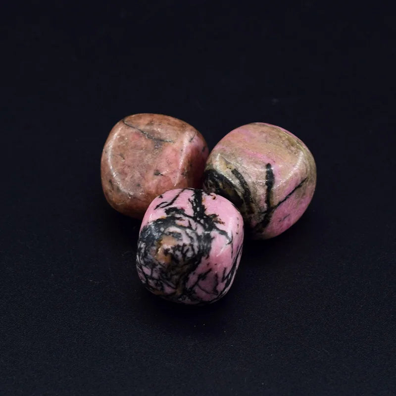 Genuine Rhodonite Beaded Bracelet Men Womne Natural Energy Volcanic Stone Beads Stretch Wrist Bracelet Yoga Healing Gem Jewelry  (GoldenCity)
