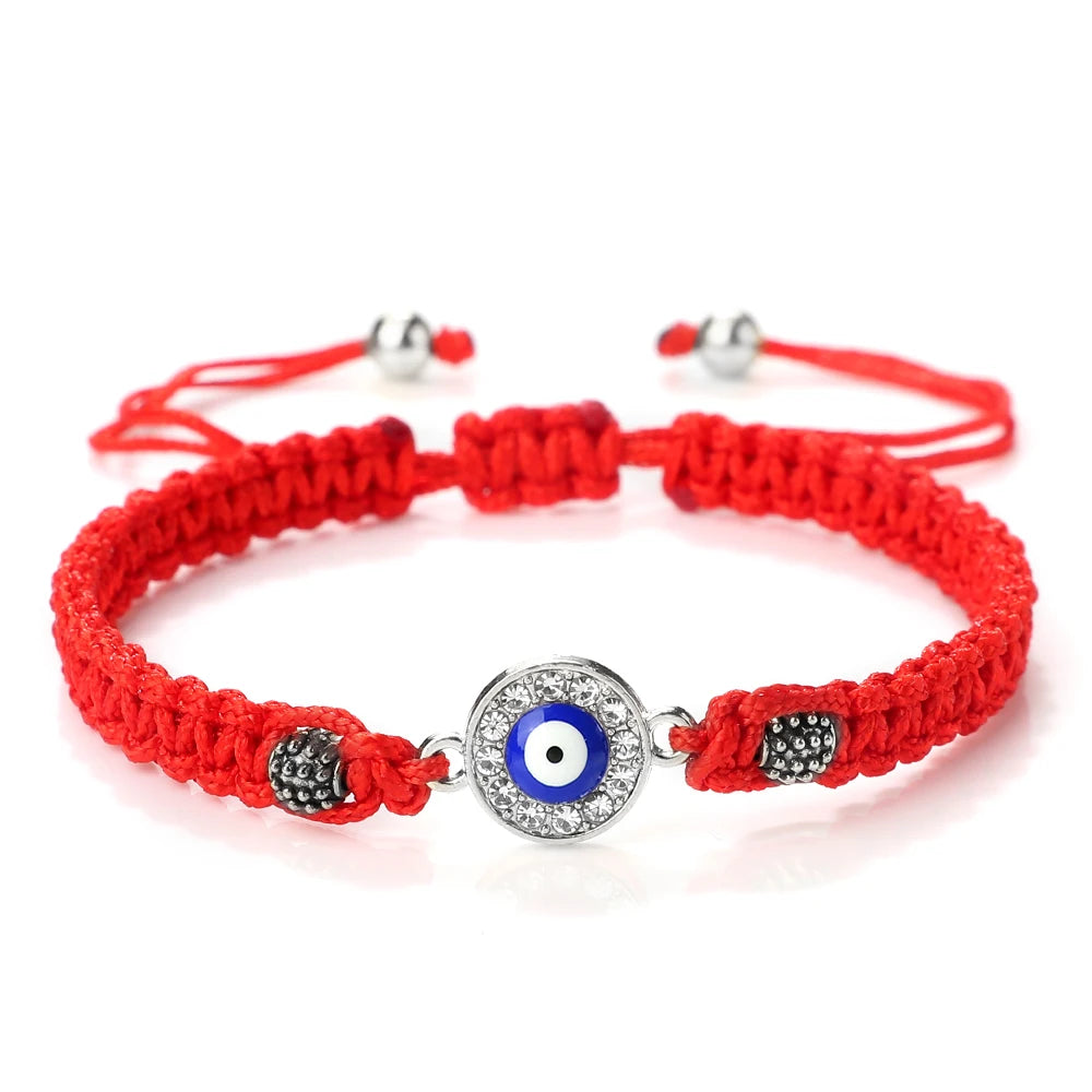 New Red Nylon Thread Evil Eye Braided Bracelet Women Men Vintage Butterfly Elephant Couple Bracelet Chain Jewelry Gift Wholesale  (GoldenCity)