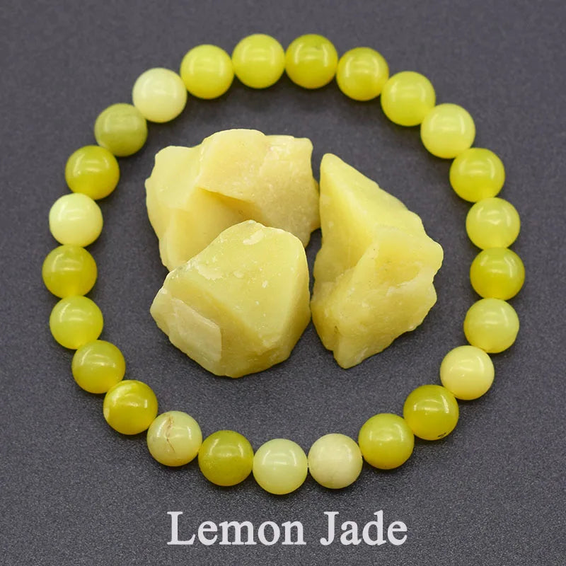 Natural Unakite Jasper Stone Real Crystal Quartz Bead Bracelet for Women Men Round Shape Pulsera Wristband Jewelry Birthday Gift  (GoldenCity)