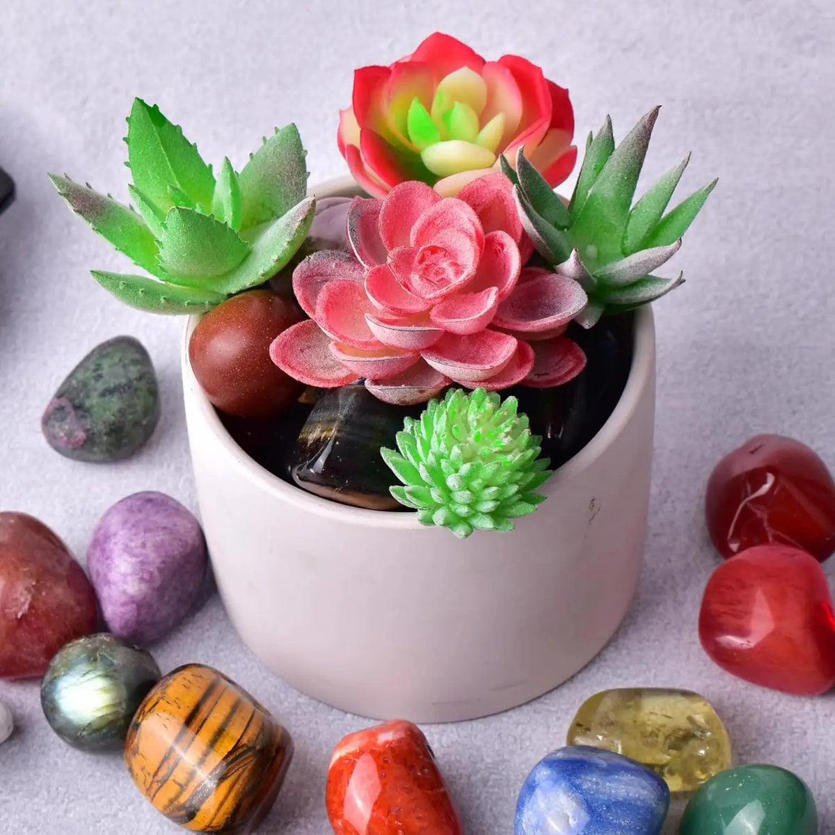 50/100/200/500g Crystals Bulk Polished Rocks Stones Healing Crystals Stones for Healing Meditation Spiritual 2-3cm  (GoldenCity)