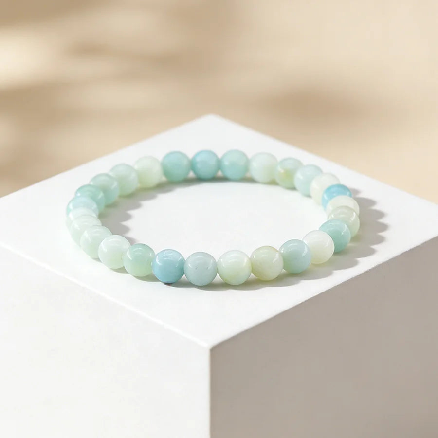 6mm Tea Waterlemon Stone Bead Bracelet Women Men Yoga Meditation Wristband Jewelry Gift for Girlfriend Girl Mother 1 Dollar Item  (GoldenCity)