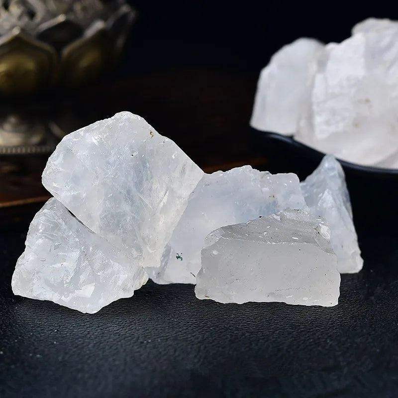 Natural White Quartz Crystal Bulk Rough Gemstones Healing Crystals  (GoldenCity)