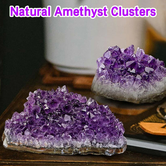 Golden City Energy – Natural Amethyst Crystal Cluster 30-70g Natural Amethyst Geode Cave Healing Crystal Stones Rock Cluster Druzy Witchcraft Raw Amethyst Gemstone Specimen  (GoldenCity)