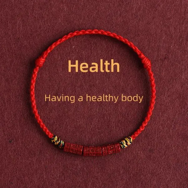 Fashion Simple Lucky Knot Red Rope Bracelets for Women Men Handmade String Adjustable Bracelet Friendship Amulet Jewelry Gift  (GoldenCity)