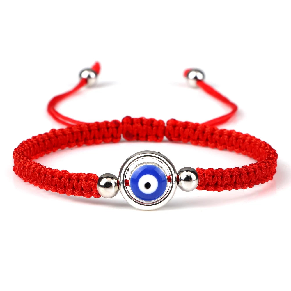 New Red Nylon Thread Evil Eye Braided Bracelet Women Men Vintage Butterfly Elephant Couple Bracelet Chain Jewelry Gift Wholesale  (GoldenCity)