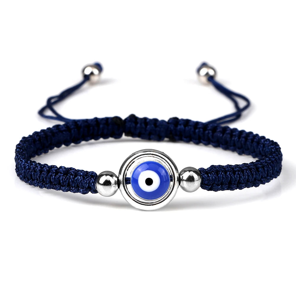 New Evil Eye Braided Bracelet Lucky Red Black Color Thread Couple Chain Handmade Prayer Bangles Pulsera Jewelry Gift for Friend  (GoldenCity)