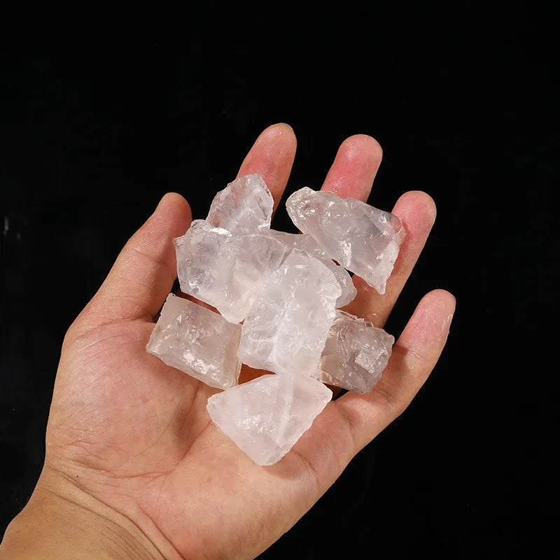 Natural White Quartz Crystal Bulk Rough Gemstones Healing Crystals  (GoldenCity)