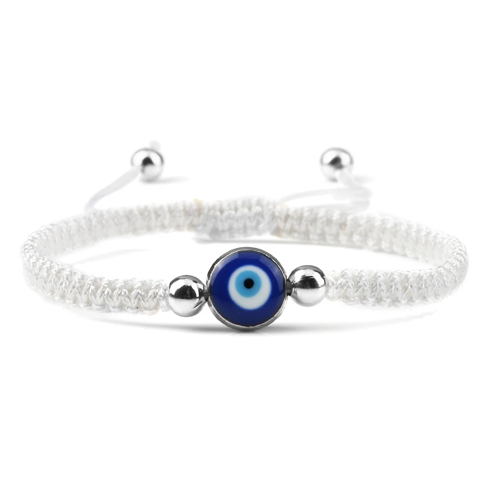 New Evil Eye Braided Bracelet Lucky Red Black Color Thread Couple Chain Handmade Prayer Bangles Pulsera Jewelry Gift for Friend  (GoldenCity)