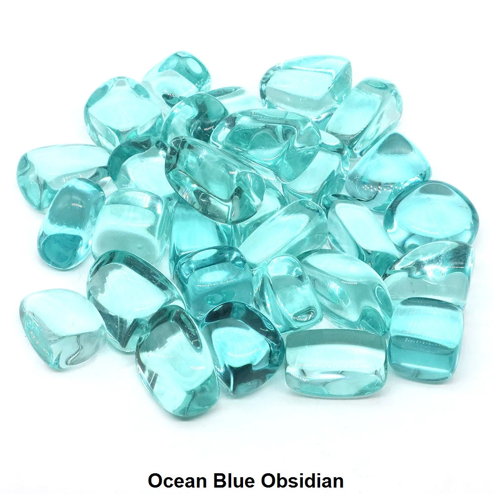 Natural Tumbled Stones Reiki Healing Crystal Quartz Bulk Ore Gravel Energy Mineral Specimen Aquarium Home Decor Gems Pendant DIY  (GoldenCity)