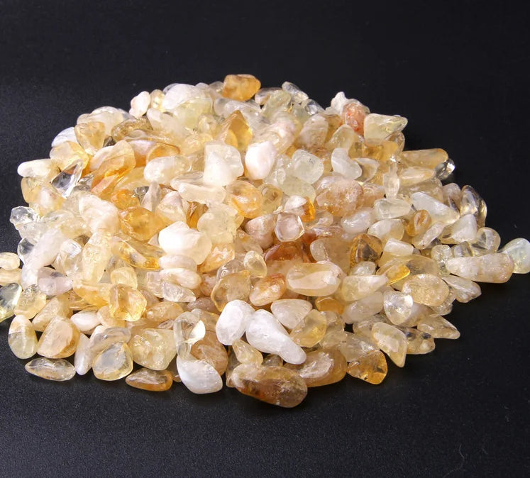 Natural Stones Gravel Crystals Chip Quartz Ore Minerals Reiki Healing Tumbled Agates Specimen Home Aquarium Fish Tank Decoration  (GoldenCity)