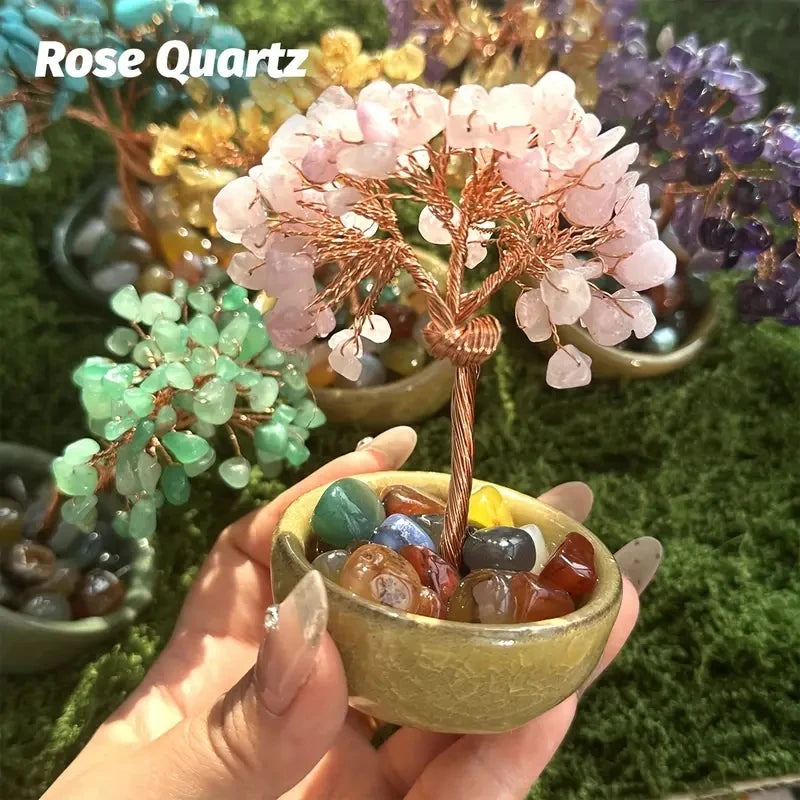 Golden City Energy Tree – Amethyst Fortune Tree-1pc, Amethyst Crystal Tree Reiki Natural Crystals Base Copper Wire Tree Life Spiritual Meditation Energy Tree Room Decor Gifts  (GoldenCity)