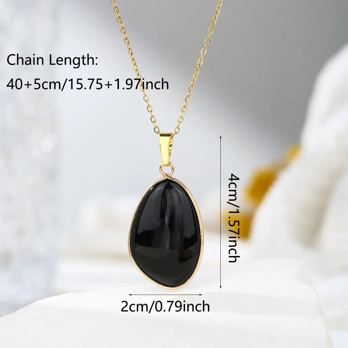 1pc Natural Stone Irregular Pendant Necklace Pink Crystal Amethyst Tiger Eye Necklace Pendant for Women Couple Jewelry Gift  (GoldenCity)